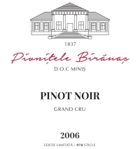 Pivnițele Birăuaș Pinot Noir Grand Cru