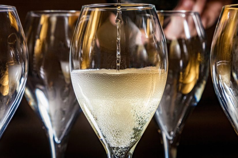 Prosecco,Being,Poured,Into,A,Glass Prosecco,Being,Poured,Into,A,Glass